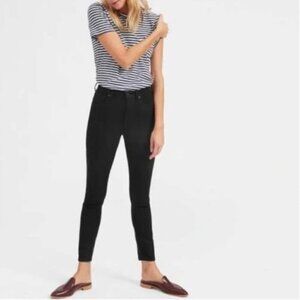Everlane High Rise Black Skinny Ankle Jeans